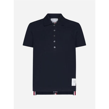 Thom Browne Striped Short Sleeve Polo Shirt 72862509