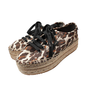 Tory Burch Leopard Print Espadrille Sneakers 6 154668877