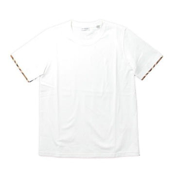 BURBERRY Karierter Baumwoll-T-Shirt mit kurzen Ärmeln 154680609