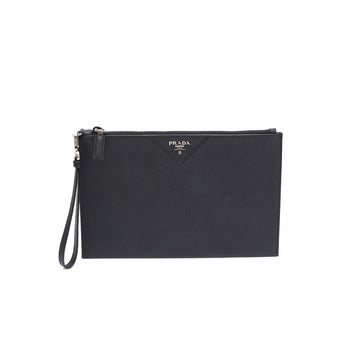 PRADA サフィアーノメタルロゴミディアムクラッチバッグkk57717089 154681071