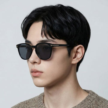 TOM FORD Sonnenbrille TF1051K 01A 56 Luxus Horn-Rahmen Übergröße Asian Fit 79711504