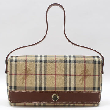 Burberry Vintage Classic Haymarket Check Flap Shoulder Bag 154682064