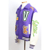 Louis Vuitton Multicolor Patch Mixed Leather Varsity Jacket 52 154683070 [P]