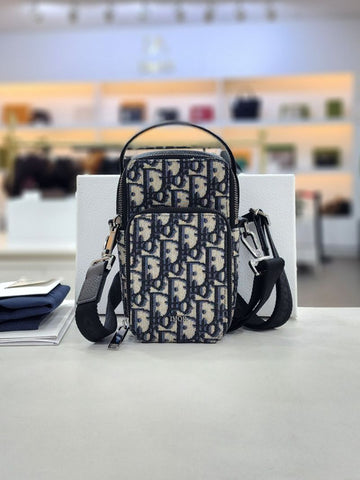Dior Oblique Jacquard Canvas Rider Pouch Crossbody Bag 2OBCA326YSE 154683114