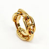 HERMES Dunkle Schalschnalle Gold Legate Schalschnalle ChandArc Kettenring 6VHEA28376 154684397 [P]