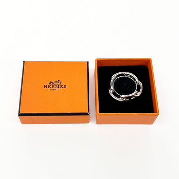 Hermes Dunkle Scarf Ring Silver Legate Scarf Ring ChandArc Chain Ring 6VHEA26311 154684437