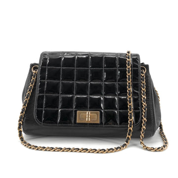 CHANEL ラムスキン 2.55 アコーディオン ショルダーバッグ 154684610