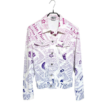 Dior Daniel Arsham Newspaper Denim Jacket 013D483BY984 118608170