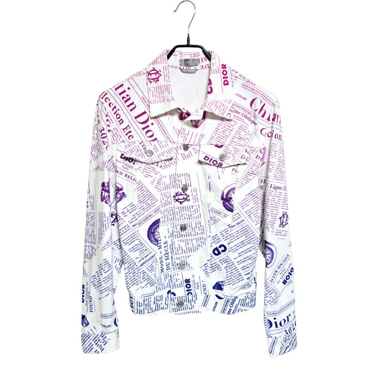 DIOR ニュースペーパー デニムジャケット 44 118608170