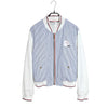 Thom Browne Embroidered Seersucker Baseball Jacket 118804102 [P]