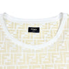 Fendi FF Jacquard Short Sleeve T-Shirt FY0936 A7D5 154684822 [P]
