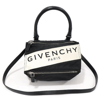 Givenchy Black Nylon Pandora Small 2WAY 500AB0EF001 154684825