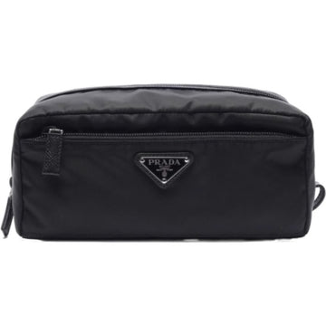 Prada Nylon Triangle Logo Pouch 145045371