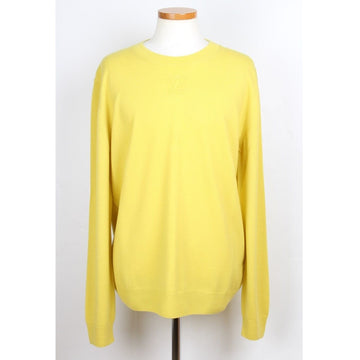 LOUIS VUITTON エンボス ニット イエロー XL(105) 154693723