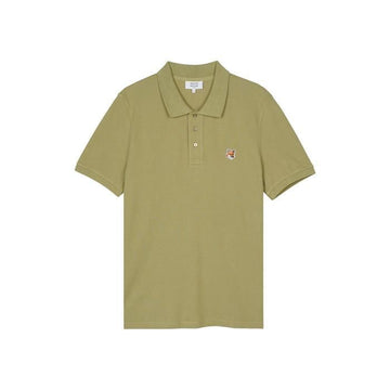 Maison Kitsune Unisex Fox Head Patch Regular Polo T-Shirt Canvas LM00208KJ7002-P357 132432462