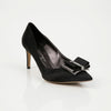Salvatore Ferragamo Double Bow Pumps Heels Size 8.5 154429112 [P]