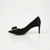 Salvatore Ferragamo Double Bow Pumps Heels Size 8.5 154429112 [P]