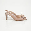 Salvatore Ferragamo Double Bow Slingback Heels Size 8.5 154429116 [P]