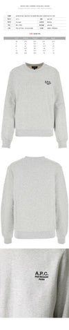APC 25FW Standard-Fit Fleece-Pullover in Header-Grau M27913 TPN 152303254 [P]