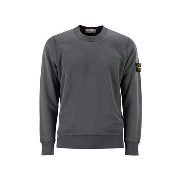 STONE ISLAND ワッペン パッチ スウェット シャツ ブルーグレー L1S15 6100060 S0051 V002D 153589024