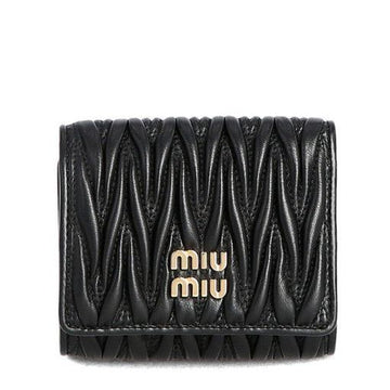 Miu Miu Napa Leather Bi-fold Wallet Black (5MH033 2FPP F0002) 103314007