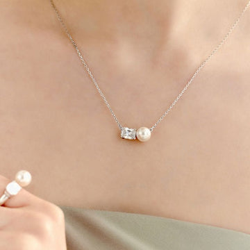 MSGRN  Victoria Cushion Pearl Necklace 146831724 [P]