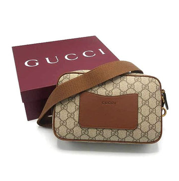GUCCI GG Emblem Super Mini Schultertasche 821216 FAED3 9786 154737789