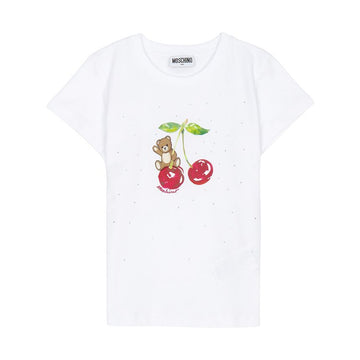 Moschino Kids Short Sleeve T-Shirt HFM06K LBA10 10101 (Adult Size Available) 154693566