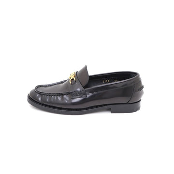 VERSACE メデューサ メタル プレート レザー ローファー kk70412207 154739087