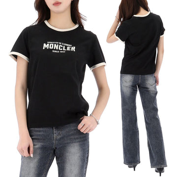 Moncler contrast logo short sleeve t-shirt 154739489