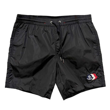 MONCLER トリコロールロゴパッチスイムパンツ ブラック (2C00017 5985M 999) 154740769