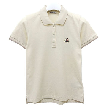 MONCLER コットンピケポロ半袖Tシャツ ホワイト 154740776
