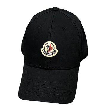 Moncler Logo Patch Gabardine Baseball Cap Black 154740779