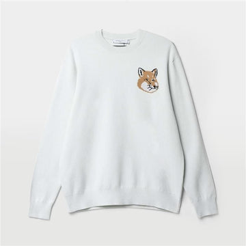 MAISON KITSUNE Fuchs Kopf Intarsia Unisex Strick KM00505KT1078 P429 150468412