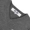 COMME DES GARCONS ホワイトハートワッペンユニセックスニット 154427022 [P]