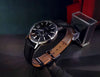 OMEGA Vintage Geneve Automatik Herrenarmbanduhr mit schwarzem Zifferblatt 158538925 [P]