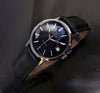 OMEGA Vintage Geneve Automatik Herrenarmbanduhr mit schwarzem Zifferblatt 158538925 [P]