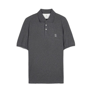 Brunello Cucinelli Men's Logo Polo Shirt 154750903