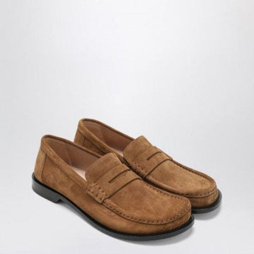 LOEWE Loafer aus Wildleder und Kalbsleder M816290X14 8377 152201478