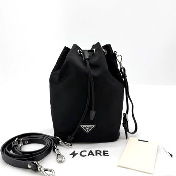PRADA ナイロン製ドローストリングポーチバッグ 1NE369 154767718