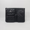 CHANEL Caviar Skin Multi Pocket Clutch Bag 154770681 [P]
