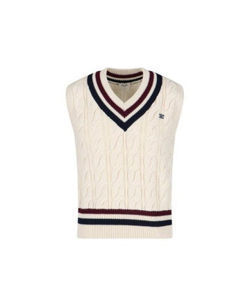 CELINE Vネック ケーブル ニット カシミア 151055432