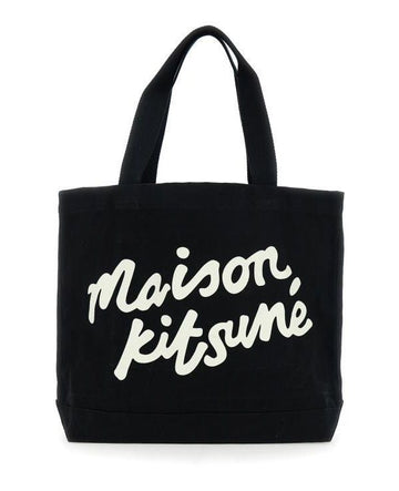 MAISON KITSUNE ハンドライティング トートバッグ OW05124WW9042 P199 151060406