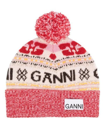GANNI グラフィックウールビーニー 152203952