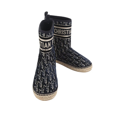 Dior Shemoa Granville Oblique Deep Blue Ankle Boots 37 36964-1 154773809