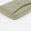 CHANEL Caviar CC Logo Card Wallet AP3179 154490830 [P]