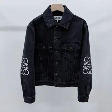 LOEWE デニムブラックジャケット 44 154774507