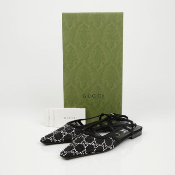 GUCCI GG Slingback Ballet Flats 36.5 154427604