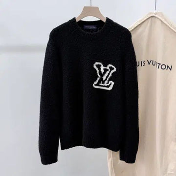 LOUIS VUITTON インターロックニットクルーネック ブラック 154780211