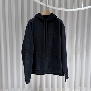 CHROME HEARTS (A+/L) / マイアミ限定版バーティカルロゴプルオーバーフード ブラック 154781326
